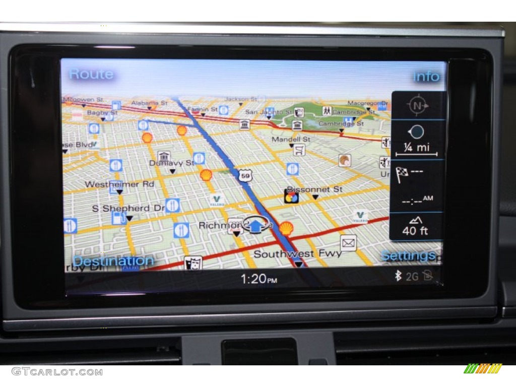2013 Audi A6 3.0T quattro Sedan Navigation Photo #78595362