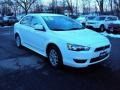 2010 Wicked White Metallic Mitsubishi Lancer ES  photo #3