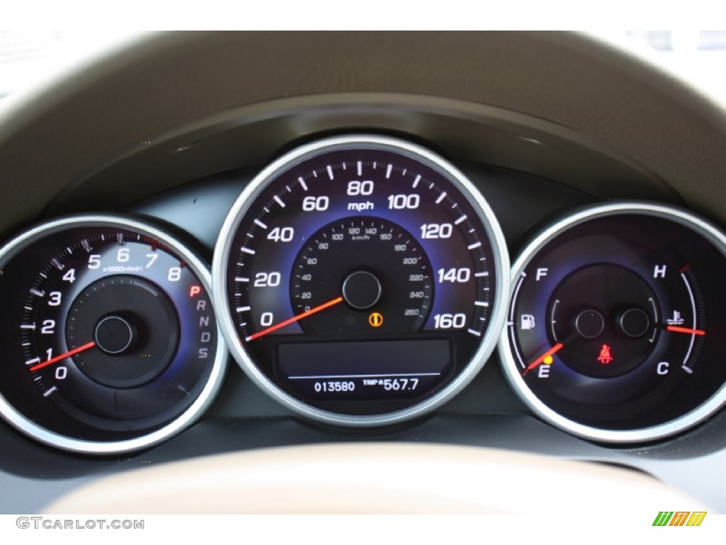 2012 Acura RL SH-AWD Technology Gauges Photo #78595578