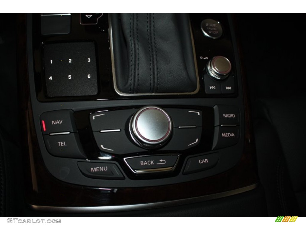 2013 A6 3.0T quattro Sedan - Phantom Black Pearl Effect / Black photo #25