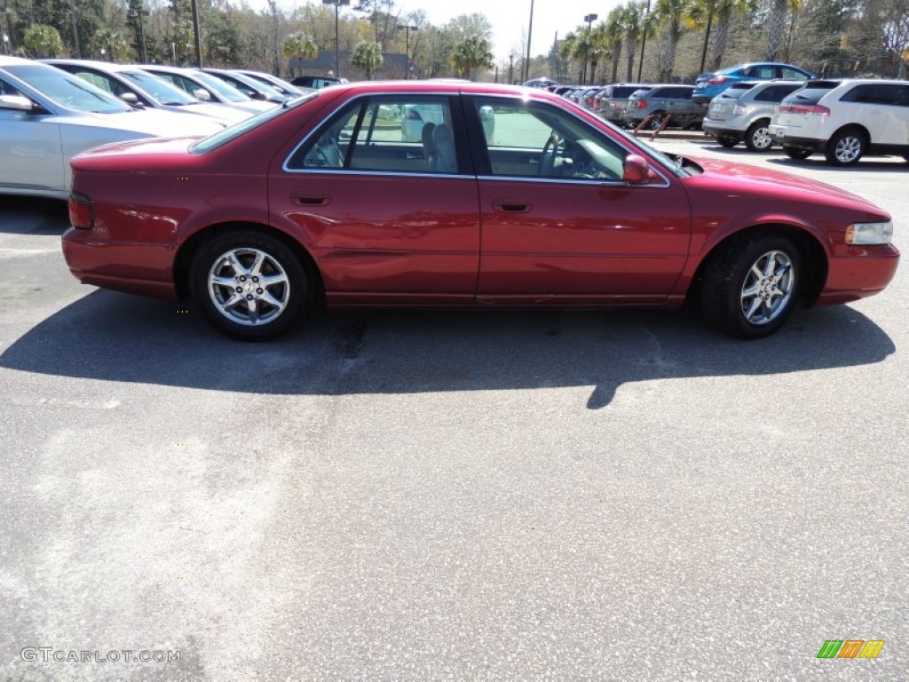 2003 Seville SLS - Crimson Red Pearl / Neutral Shale photo #13