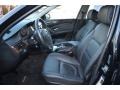 Black Front Seat Photo for 2010 BMW 5 Series #78598416
