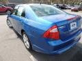 2012 Blue Flame Metallic Ford Fusion SE V6  photo #15