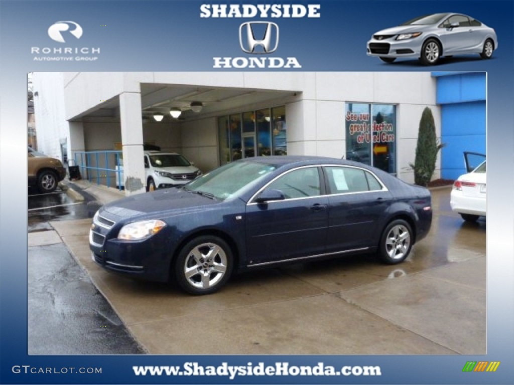 2008 Malibu LT Sedan - Imperial Blue Metallic / Ebony photo #1
