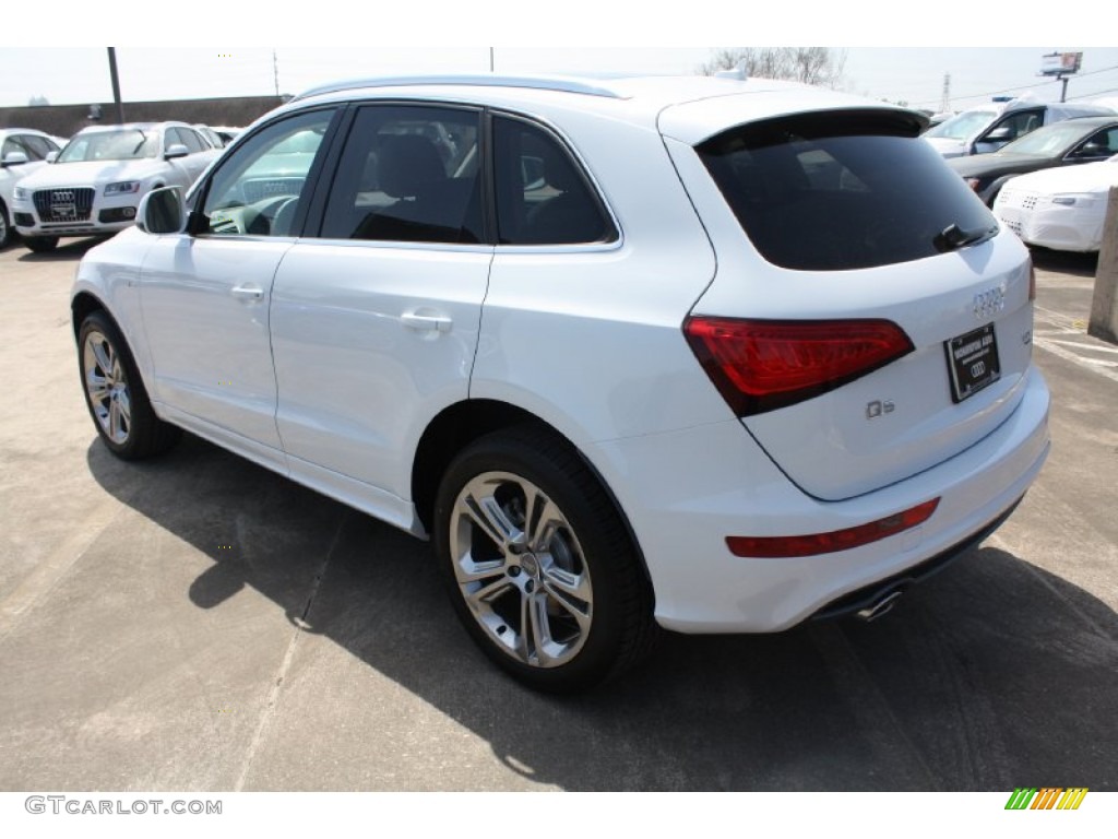 2013 Q5 3.0 TFSI quattro - Glacier White Metallic / Pistachio Beige photo #6