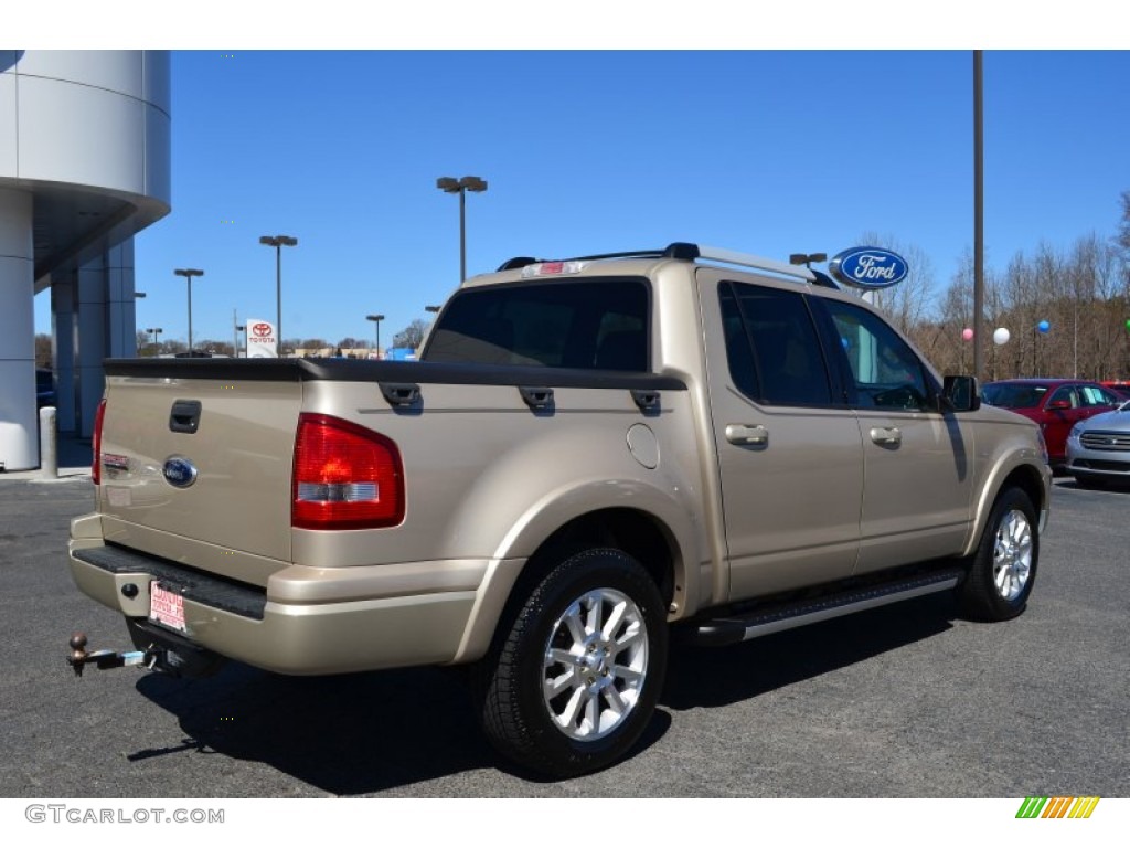 2007 Explorer Sport Trac Limited - Pueblo Gold Metallic / Dark Charcoal photo #3