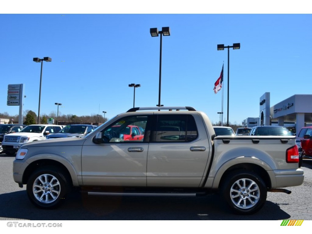 2007 Explorer Sport Trac Limited - Pueblo Gold Metallic / Dark Charcoal photo #5