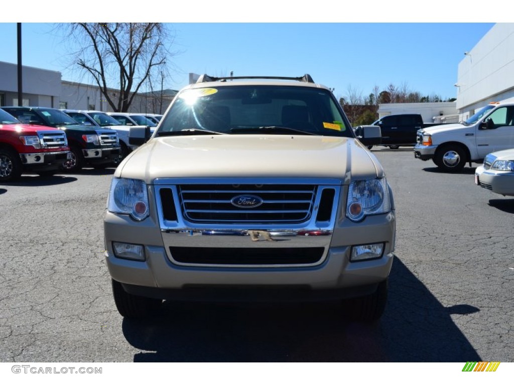 2007 Explorer Sport Trac Limited - Pueblo Gold Metallic / Dark Charcoal photo #7