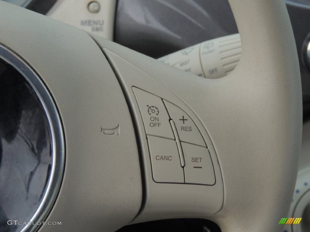 2012 Fiat 500 Pop Controls Photo #78600920