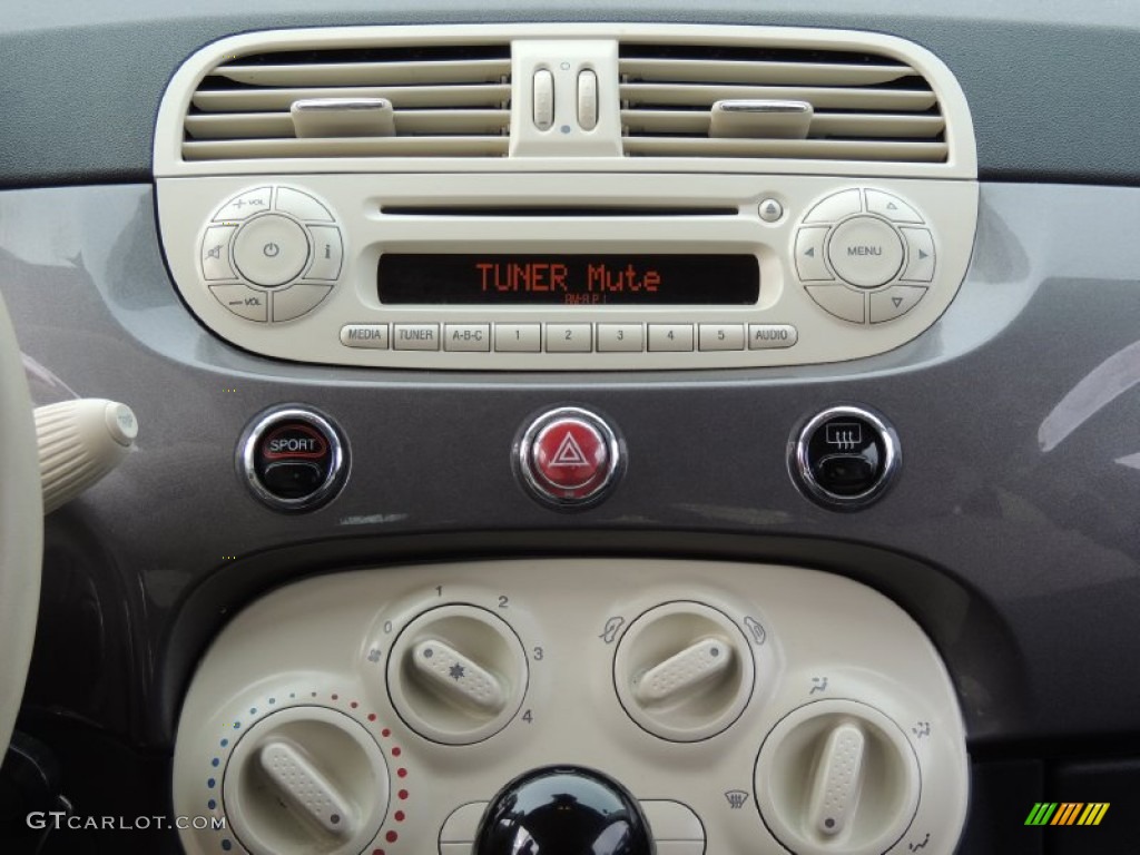 2012 Fiat 500 Pop Audio System Photo #78600967