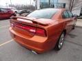 2011 Toxic Orange Pearl Dodge Charger R/T Road & Track  photo #3