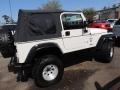 2000 Stone White Jeep Wrangler Sport 4x4  photo #9