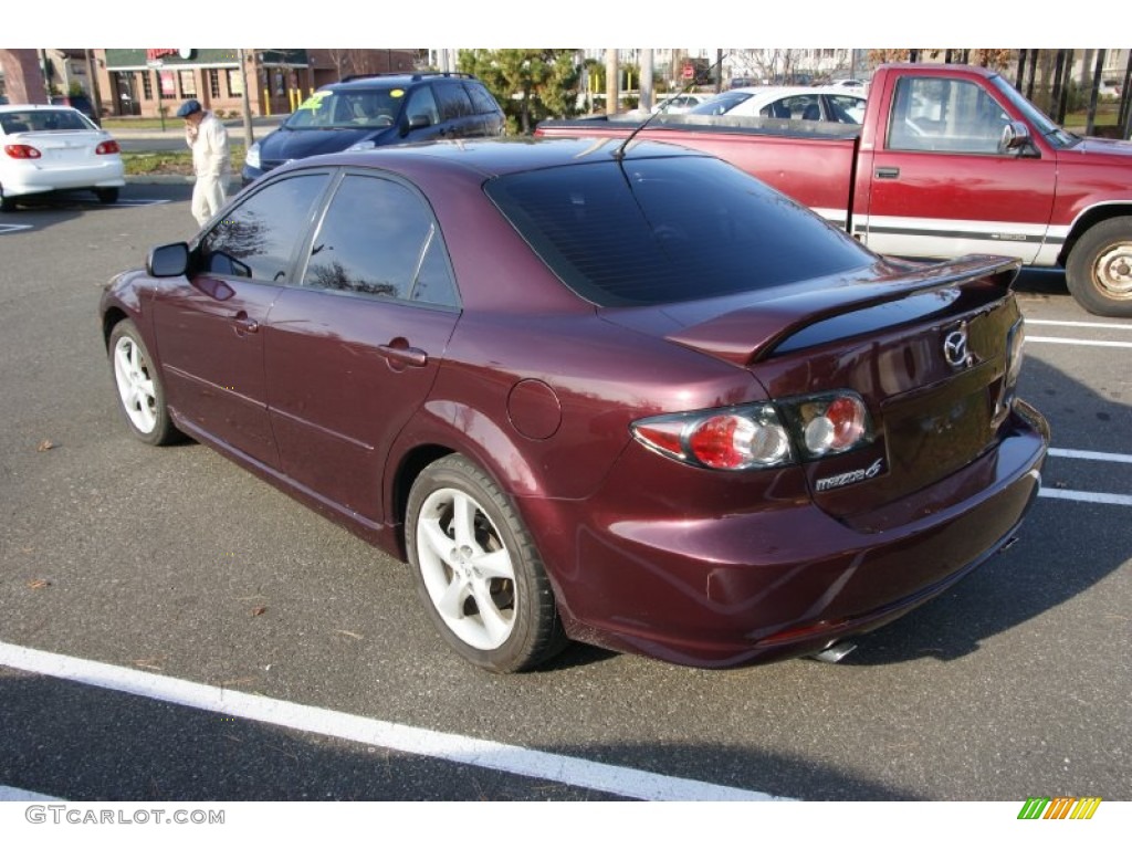 Dark Cherry Metallic 2006 Mazda MAZDA6 s Sedan Exterior Photo #78602742