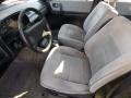 1986 Audi 5000 Quartz Grey Interior Front Seat Photo