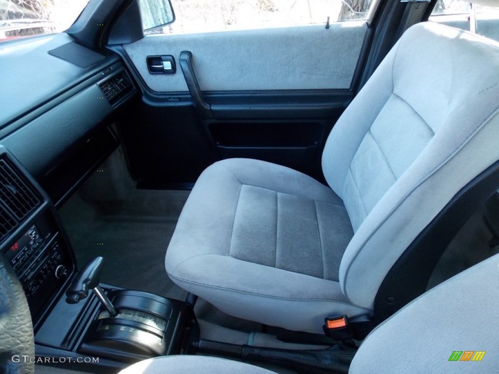 Quartz Grey Interior 1986 Audi 5000 S Sedan Photo #78603743