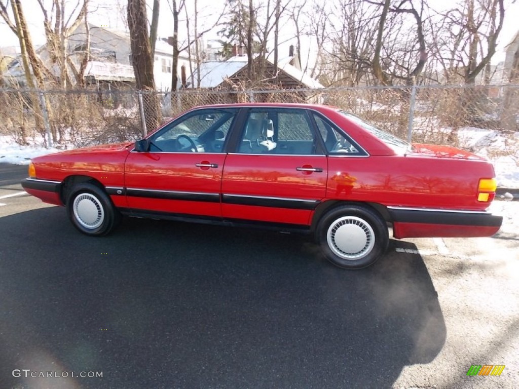 Tornado Red 1986 Audi 5000 S Sedan Exterior Photo #78603768