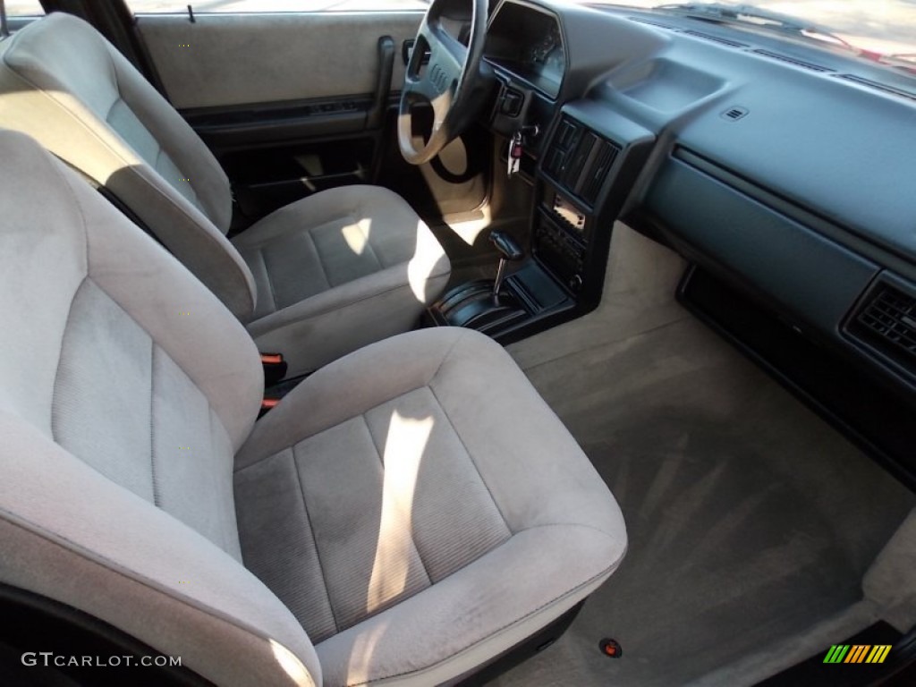 Quartz Grey Interior 1986 Audi 5000 S Sedan Photo #78603879