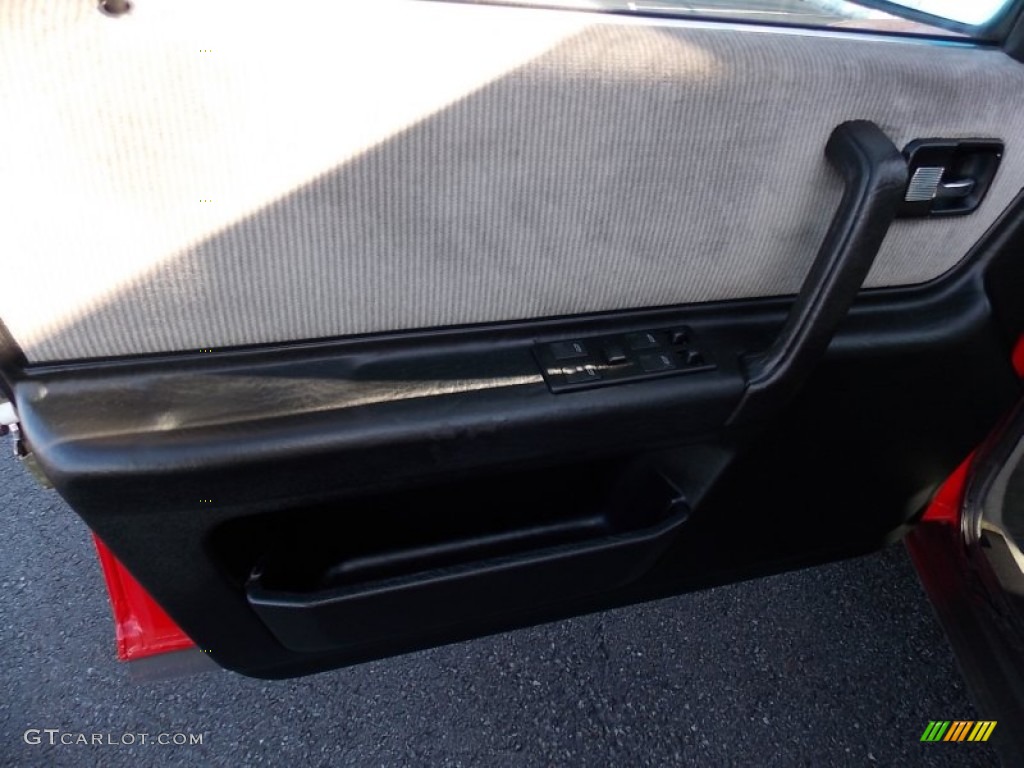 1986 Audi 5000 S Sedan Quartz Grey Door Panel Photo #78603951