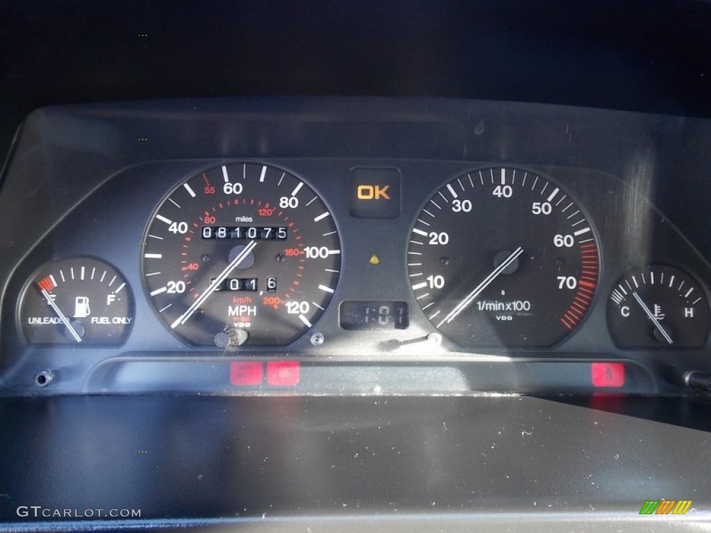 1986 Audi 5000 S Sedan Gauges Photos