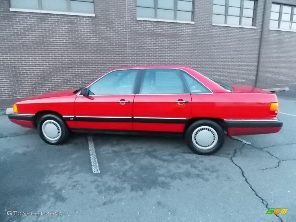 Tornado Red 1986 Audi 5000 S Sedan Exterior Photo #78604302