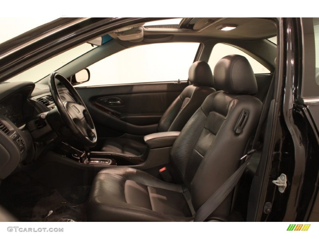 Charcoal Interior 2000 Honda Accord EX V6 Coupe Photo #78604557