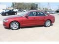 Garnet Red Pearl Effect 2013 Audi A6 2.0T Sedan Exterior