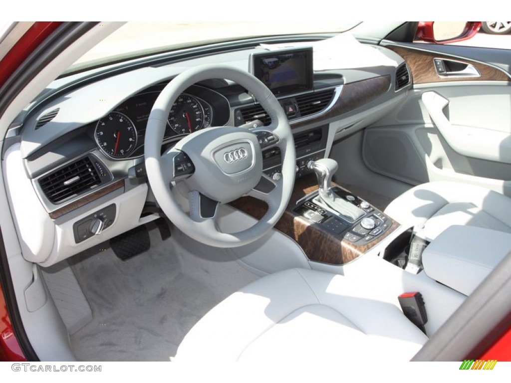 Titanium Gray Interior 2013 Audi A6 2.0T Sedan Photo #78605013