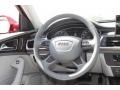 Titanium Gray Steering Wheel Photo for 2013 Audi A6 #78605100