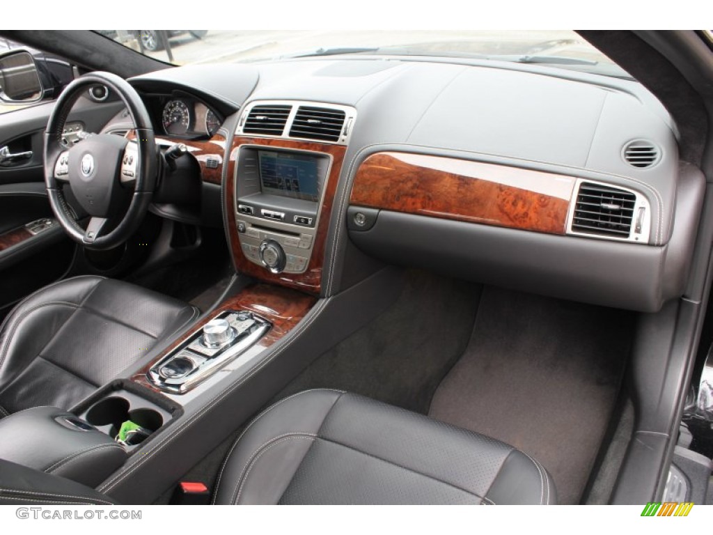 2010 Jaguar XK XKR Coupe Warm Charcoal Dashboard Photo #78605538