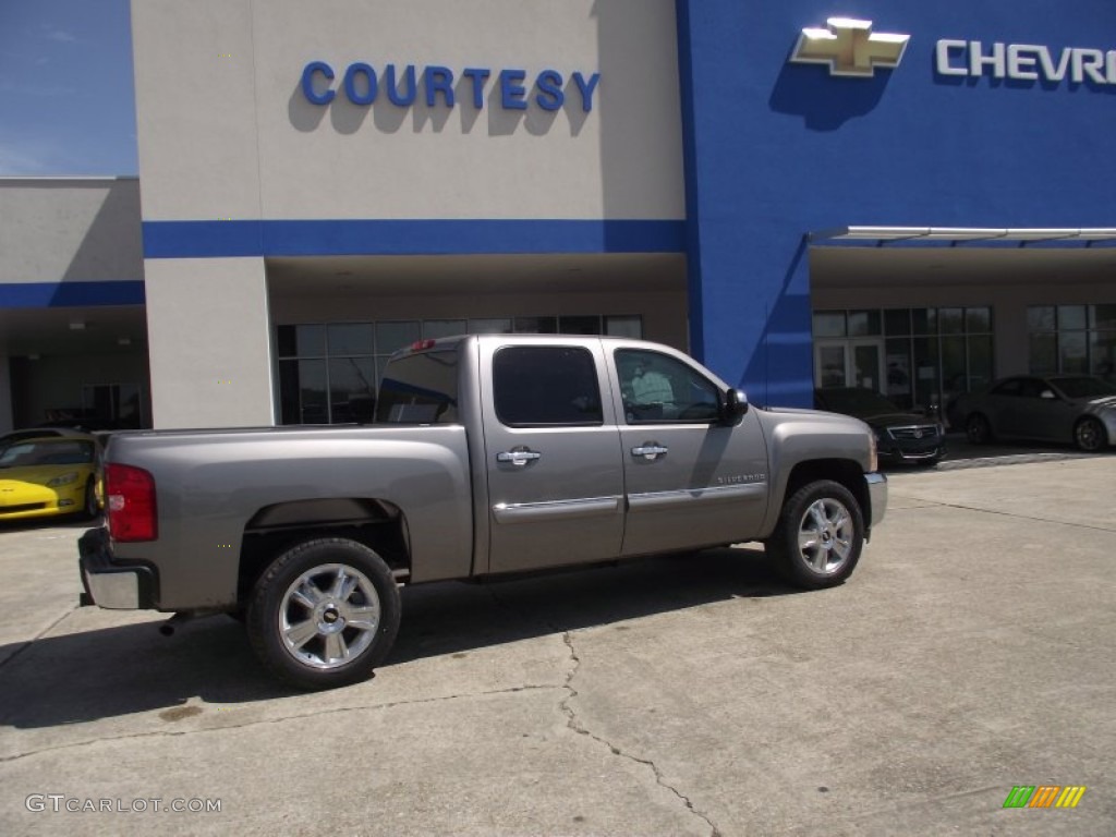 2013 Silverado 1500 LT Crew Cab - Graystone Metallic / Ebony photo #4