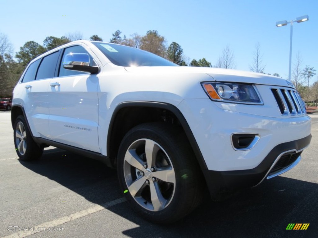 Bright White 2014 Jeep Grand Cherokee Limited Exterior Photo #78605890