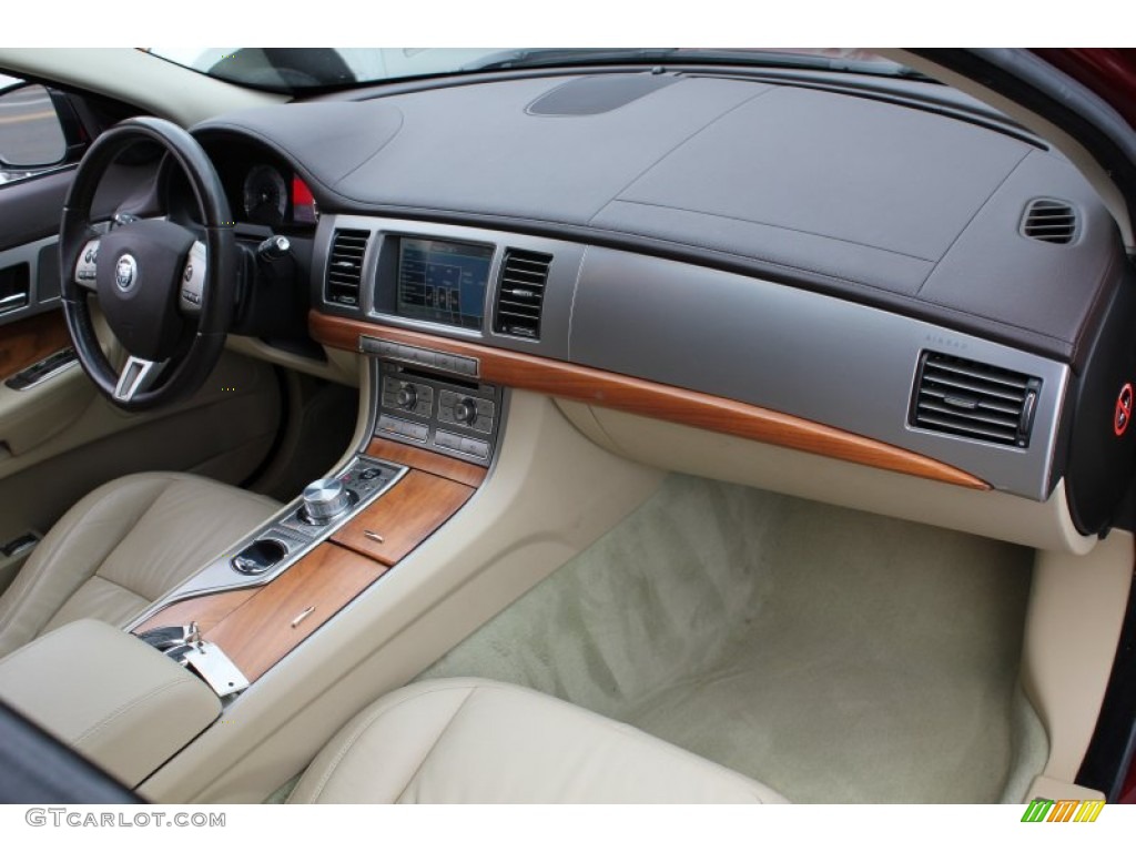 2010 Jaguar XF Sport Sedan Barley Dashboard Photo #78605955