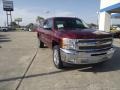 2013 Deep Ruby Metallic Chevrolet Silverado 1500 LT Crew Cab  photo #6