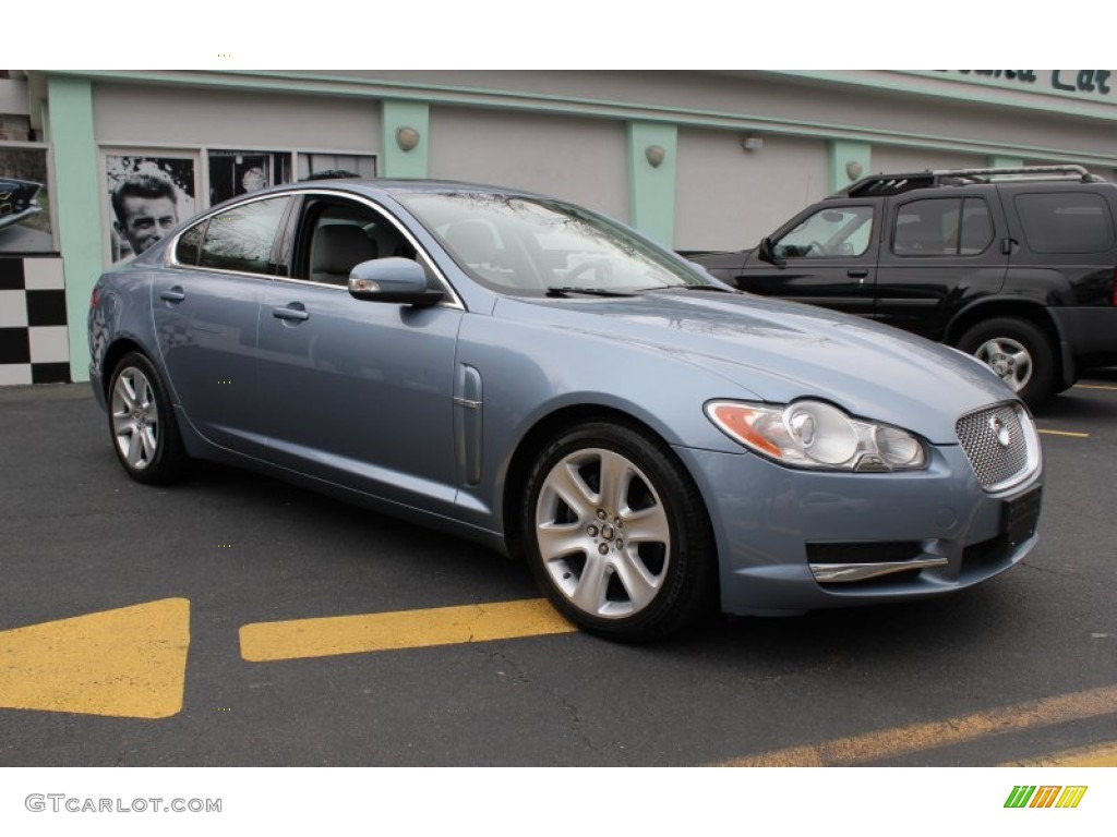 Azure Blue Metallic 2009 Jaguar XF Luxury Exterior Photo #78606438