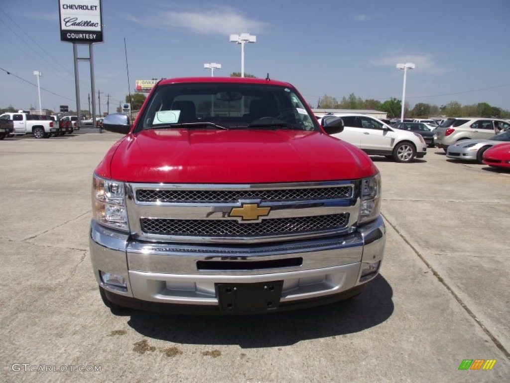 2013 Silverado 1500 LT Crew Cab - Victory Red / Ebony photo #1