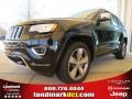 2014 Black Forest Green Pearl Jeep Grand Cherokee Overland 4x4  photo #1