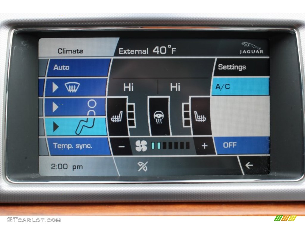 2009 Jaguar XF Luxury Controls Photo #78606753