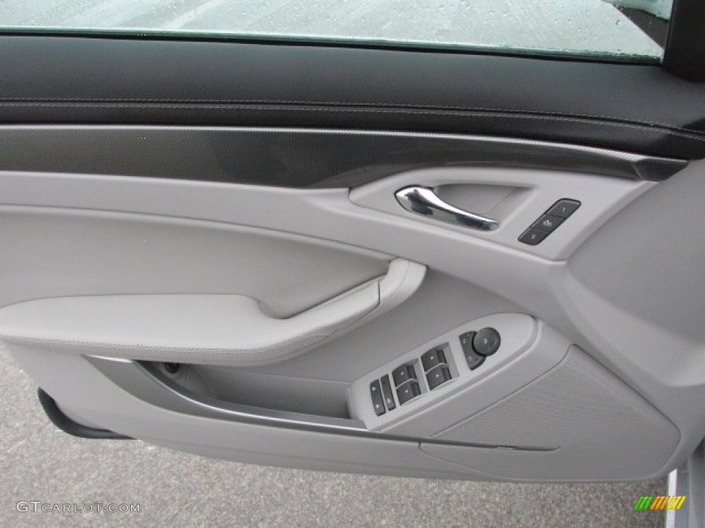 2013 Cadillac CTS 4 3.6 AWD Sedan Light Titanium/Ebony Door Panel Photo #78606794