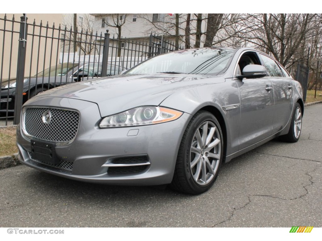 Lunar Grey Metallic 2011 Jaguar XJ XJL Exterior Photo #78606882