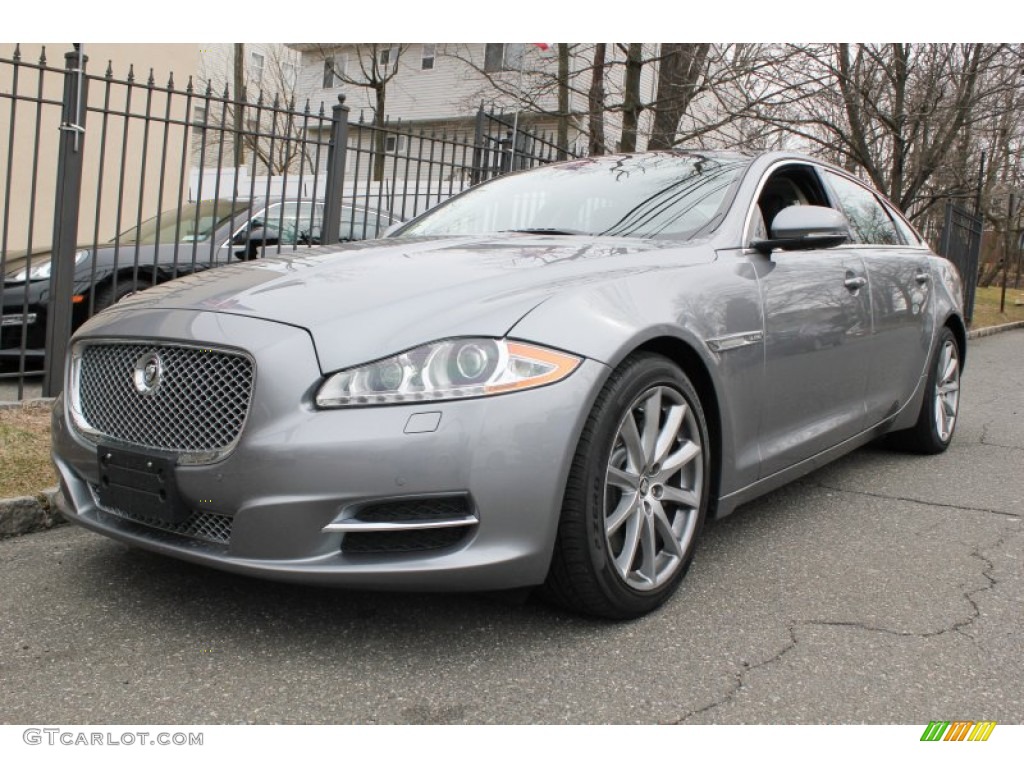 Lunar Grey Metallic Jaguar XJ