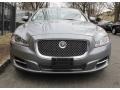 2011 Lunar Grey Metallic Jaguar XJ XJL  photo #2