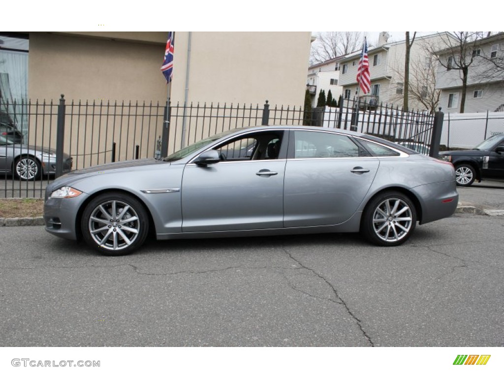 Lunar Grey Metallic 2011 Jaguar XJ XJL Exterior Photo #78606916