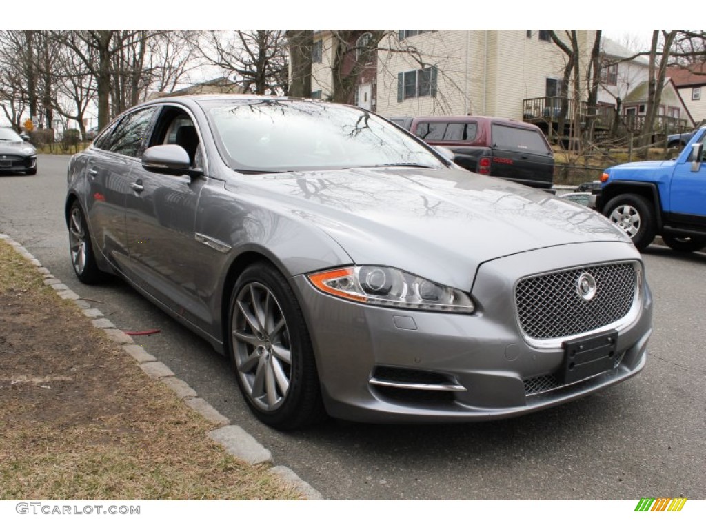 Lunar Grey Metallic 2011 Jaguar XJ XJL Exterior Photo #78607002
