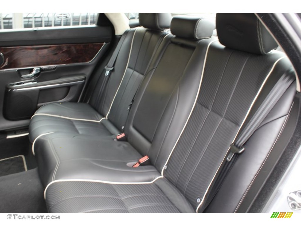 Jet Black/Ivory Interior 2011 Jaguar XJ XJL Photo #78607185