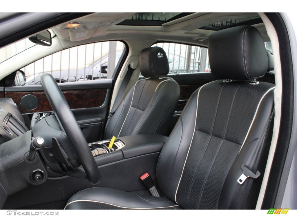 Jet Black/Ivory Interior 2011 Jaguar XJ XJL Photo #78607248
