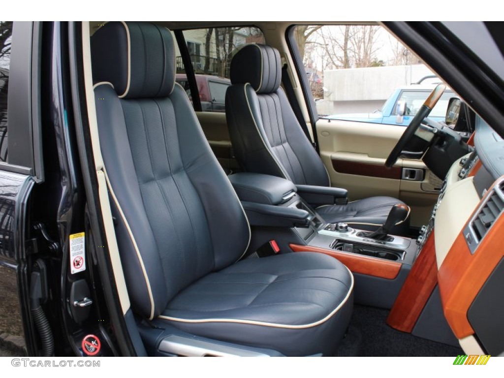 Navy Blue/Parchment Interior 2010 Land Rover Range Rover HSE Photo #78607614