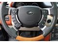 2010 Land Rover Range Rover Navy Blue/Parchment Interior Steering Wheel Photo