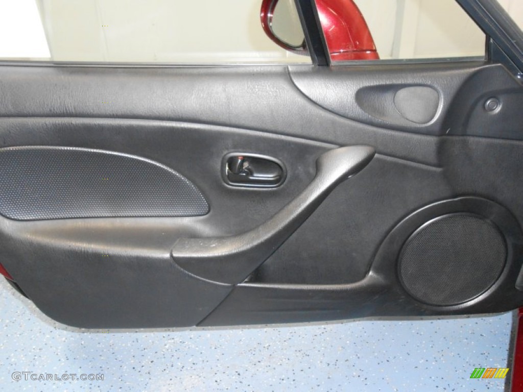 2003 Mazda MX-5 Miata Roadster Black Door Panel Photo #78608240