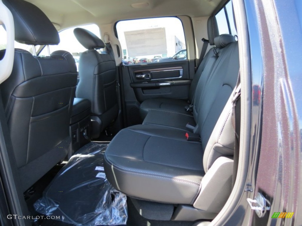 2013 Ram 1500 Laramie Crew Cab 4x4 Rear Seat Photo #78608476