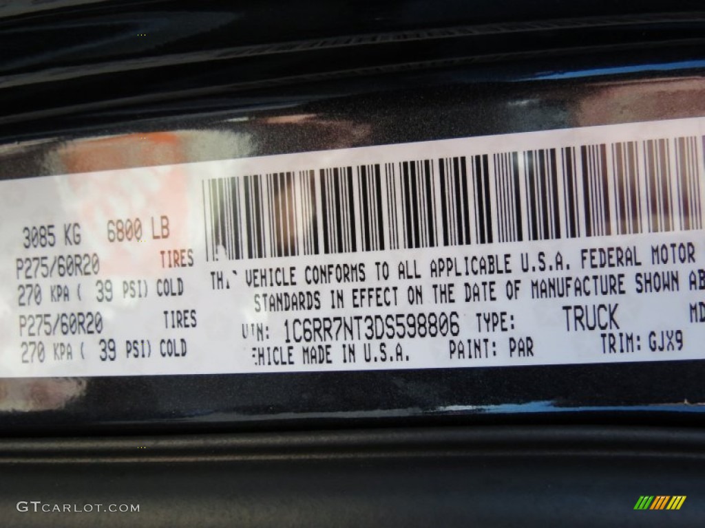 2013 1500 Color Code PAR for Maximum Steel Metallic Photo #78608538